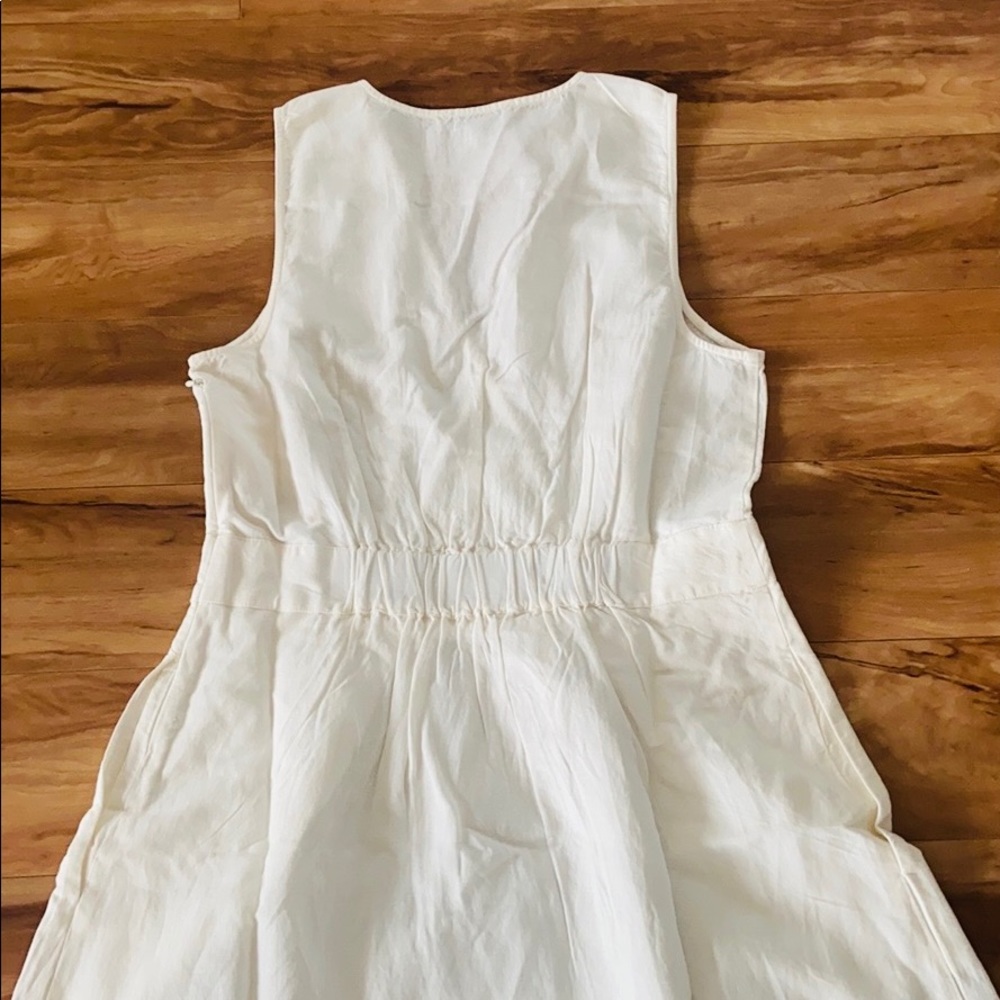 Madewell Button-Waist Wrap Midi Dress - Picture 5 of 16